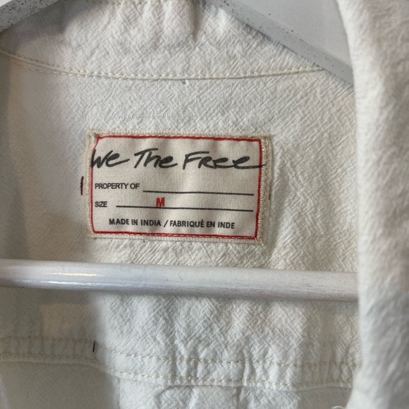 Free People tiny button up top Sz M - Picture 10 of 10